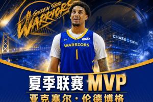 选到宝贝了！NBA官方：勇士11号秀伦德博格当选夏联MVP 包揽双MVP