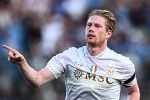 米体：德布劳内恢复训练，阿莱格里在打造以他为核心的战术